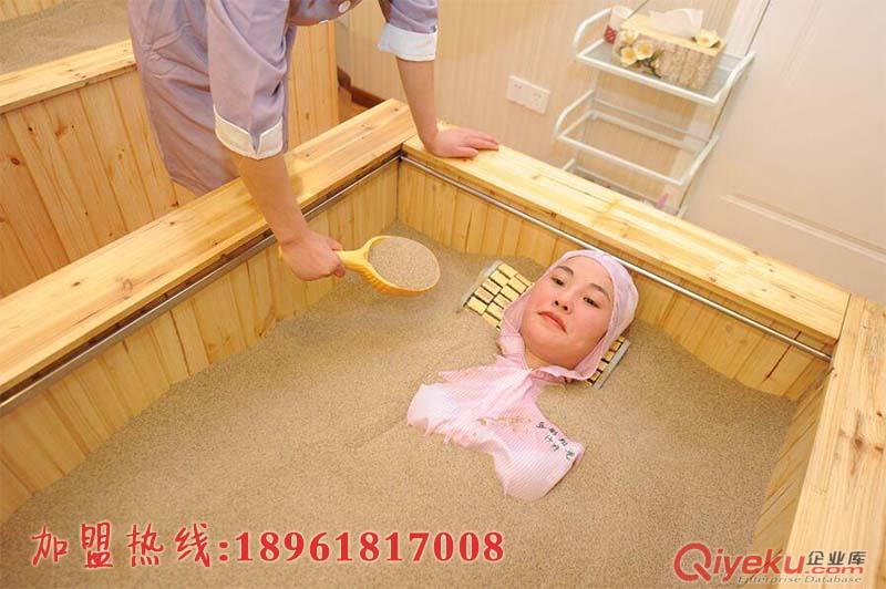 二次創(chuàng)業(yè)就選靈得福沙灸沙浴加盟沙蒸床安裝