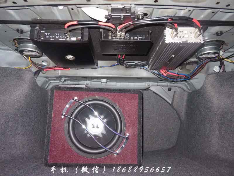 深圳市福田羅湖啟籟專業汽車音響改裝本田九代雅閣升級德國喜力仕
