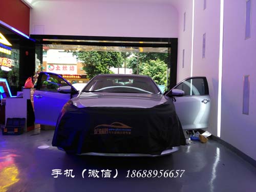 啟籟具有qw汽車音響改裝服務品牌專業深圳福田羅湖隔音車身貼膜