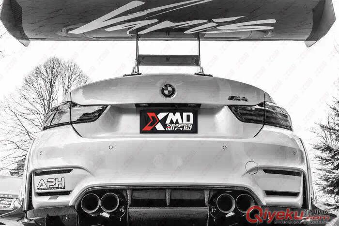  BMW寶馬F82 M4改裝VARIS 寬體包圍前杠后杠側(cè)裙前唇后唇尾翼排氣原始圖片3