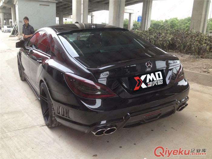 奔馳w218CLS級cls 300 350 63改裝wald包圍碳纖維前唇后唇尾翼原始圖片3