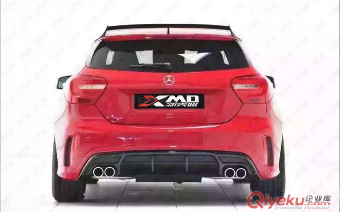 奔馳GLE450改裝Brabus 巴博斯 碳纖維尾翼 定風翼 后下巴 后擾流