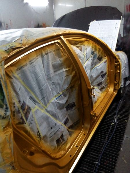 鈑金噴漆當選亞盛汽車修理|裕華區汽車全車噴漆