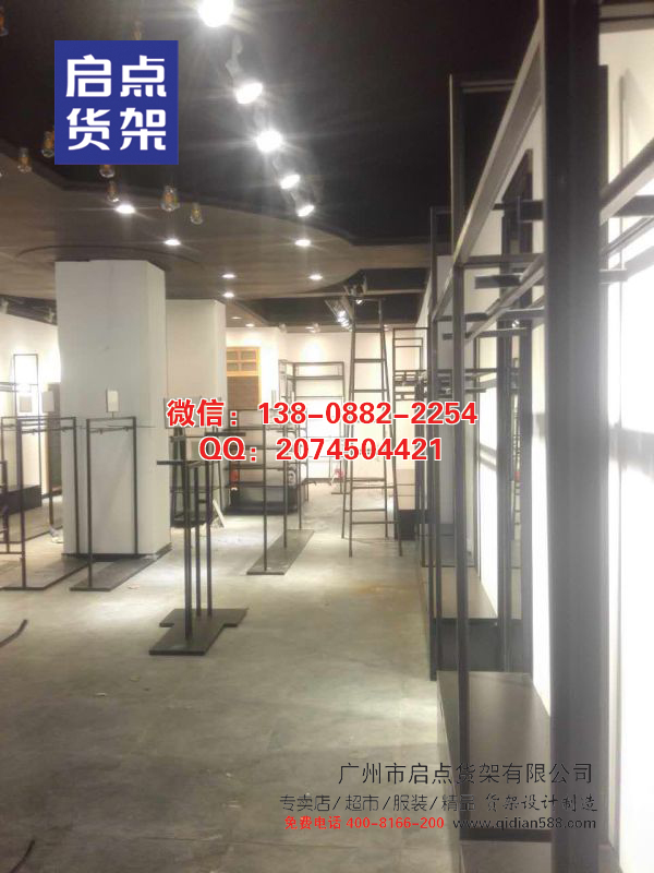 男裝貨架,卡門貨架效果圖片,KM貨架,服裝貨架原始圖片3