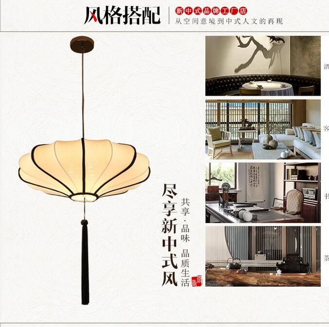 怎樣才能買到實惠的新中式布藝手繪吊燈新中式布藝手繪吊燈、餐廳、茶樓、會所吊燈廠家直銷