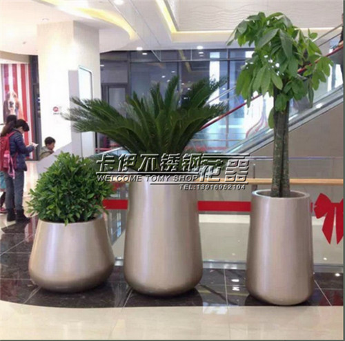 不銹鋼花盆定做 形狀多樣不銹鋼花盆按需定制 卡伊供