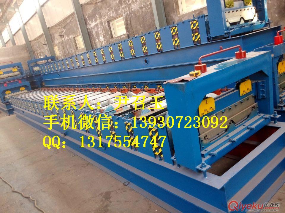 供應偉拓828仿古式琉璃瓦壓瓦機彩鋼板壓型機