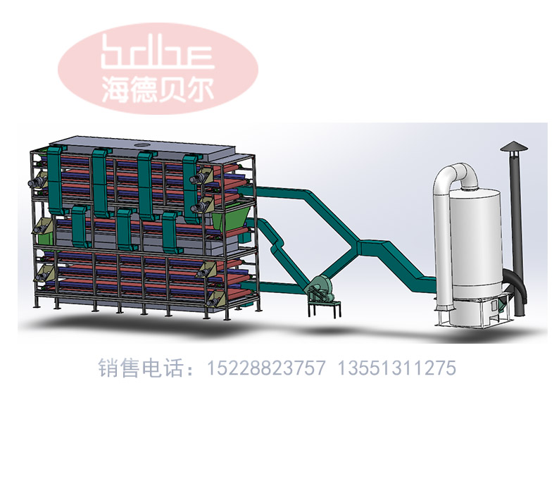 成都好用的多層自翻勻連續(xù)出料不間斷式烘干機批售 新疆辣椒烘干機