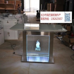 邵陽展柜貨架、手機珠寶手機展示架、精品體驗桌