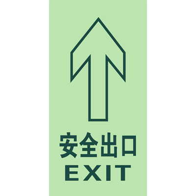 供應(yīng)夜光安全導(dǎo)向標(biāo)示 PVC夜光地貼 消防安全指示牌 夜光安全出口指示地貼