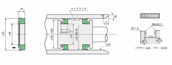 阪上制作所SAKAGAMI 防塵密封件