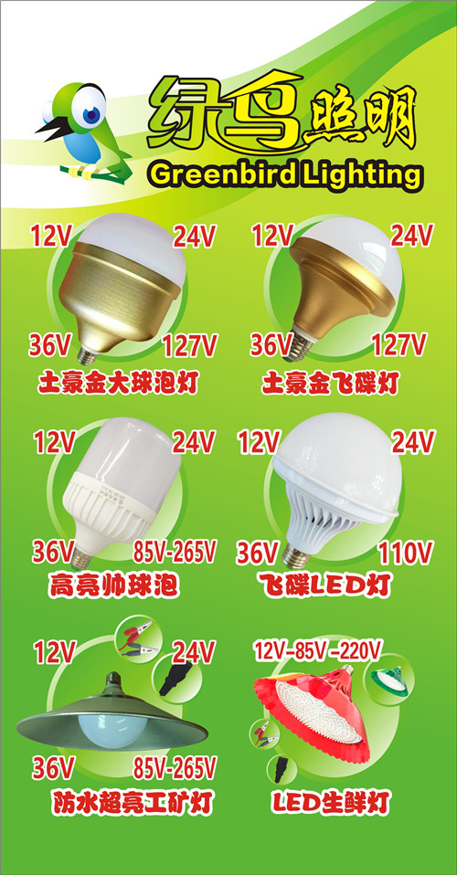 绿鸟照明12伏3-12W/LED应急灯泡/广东省LED5V节能5W7W9W市场价