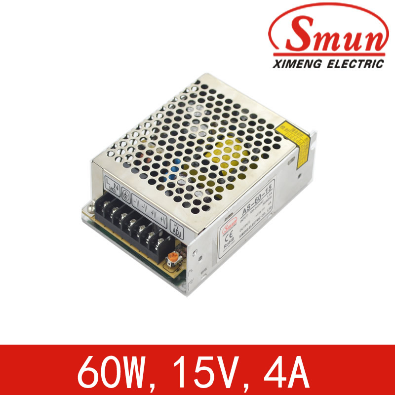 15V 4A小体积开关电源 60w 监控开关电源