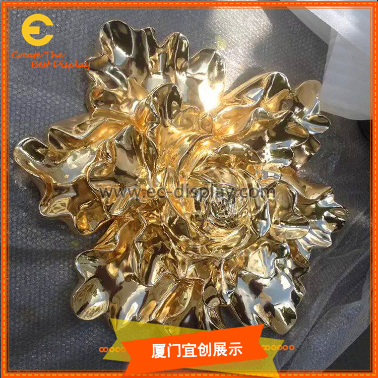 直銷批發玻璃鋼大型花朵雕塑 園林仿真花造型雕塑 植物園花朵裝飾原始圖片3