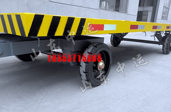 專業生產非標定制平板拖車/平板車/前后護欄平板拖車/牽引拖車原始圖片3