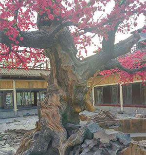 水泥仿木廠家/南雜木金閣景觀園藝