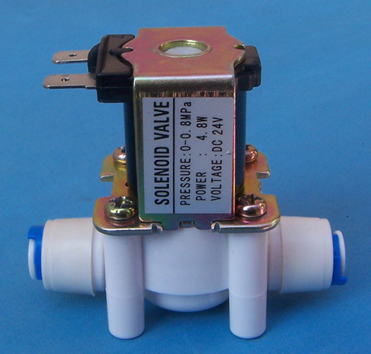DC24V進(jìn)水電磁閥 家用純水機(jī)進(jìn)水開關(guān) 凈水器通用電磁閥配件批發(fā)