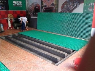 洗車場38*38*38玻璃鋼格柵板，洗車行玻璃鋼格柵多少錢，玻璃鋼護樹篦子