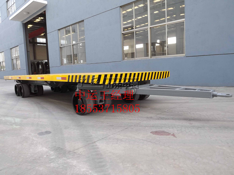 供應(yīng)中運(yùn)16米重型平板拖車