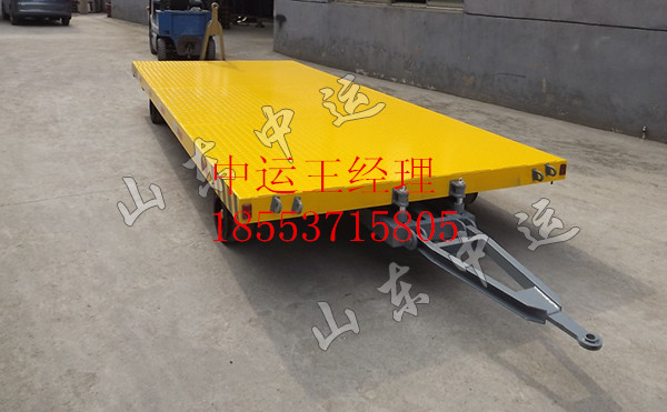 供應(yīng)中運(yùn)雙向引牽平板拖車