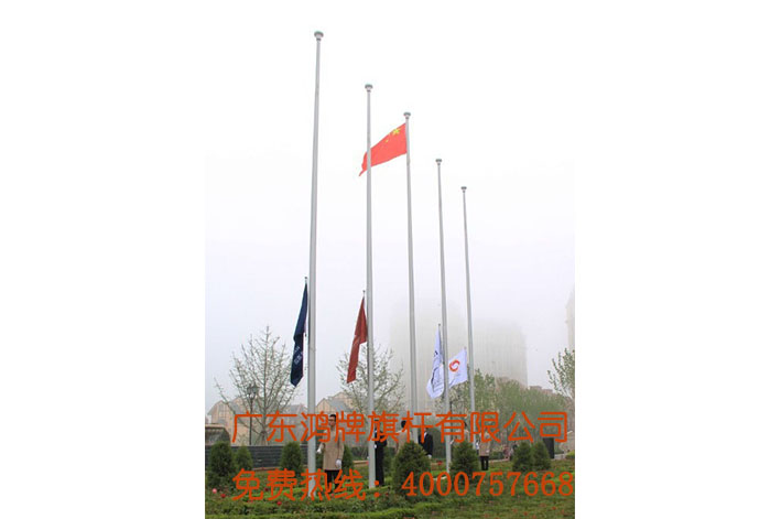 廠家直銷學(xué)校不銹鋼旗桿代理報(bào)價(jià)/鴻牌智能科技