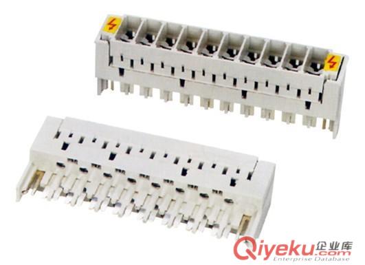 10對二極管保安排，三級管保安排,10對2電極避雷器通信模塊