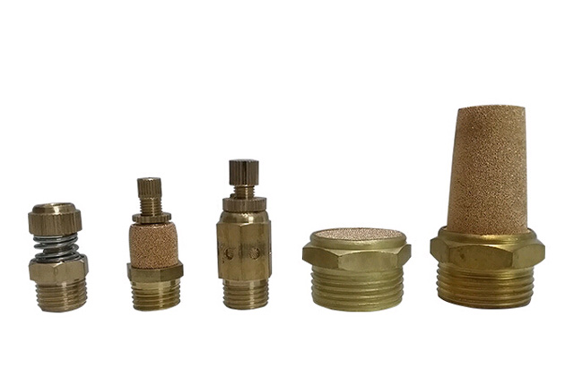 消聲器 排氣消音器 尖頭平頭消聲器 黃銅消音器PST-01 廠家批發原始圖片3