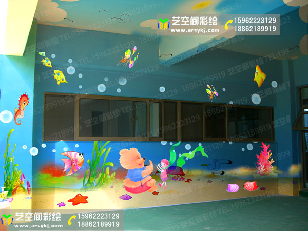 蘇州幼兒園彩繪 蘇州幼兒園彩繪公司 藝空間供