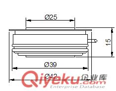 KK200A1100-1800V平板型快速晶閘管