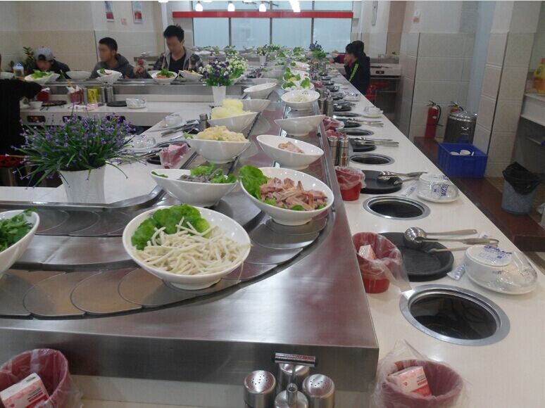 上海回轉自助火鍋設備 旋轉自助火鍋設備