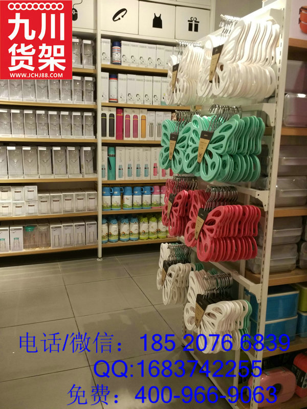 哎呀呀生活館貨架 千韓良品貨架 豌豆生活貨架 韓國風(fēng)格貨架裝修