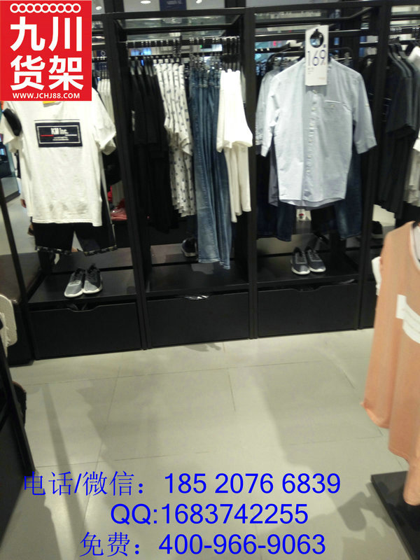 服裝貨架、熱風(fēng)貨架、西遇貨架、無印良品貨架、大創(chuàng)生活館貨架