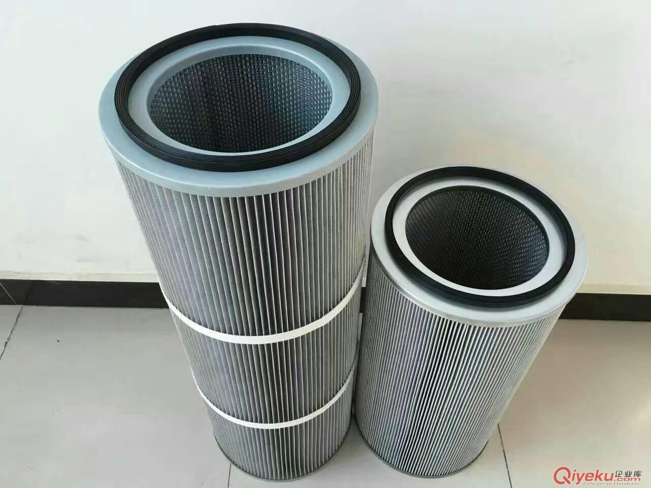 廠家生產阿特拉斯集塵器濾芯 進口聚酯纖維無紡布粉塵濾筒