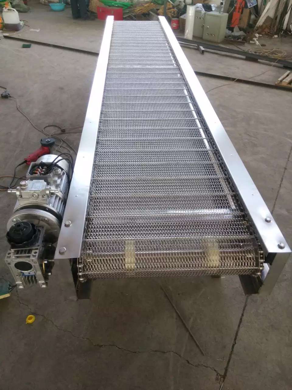 網鏈式輸送設備 網鏈輸送機廠家 冷凍隧道網鏈輸送機原始圖片2