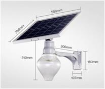 LED太陽能壁燈_戶外壁燈圖片