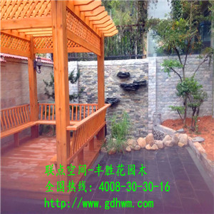 廠家直銷深圳芬蘭防腐木花架原始圖片2