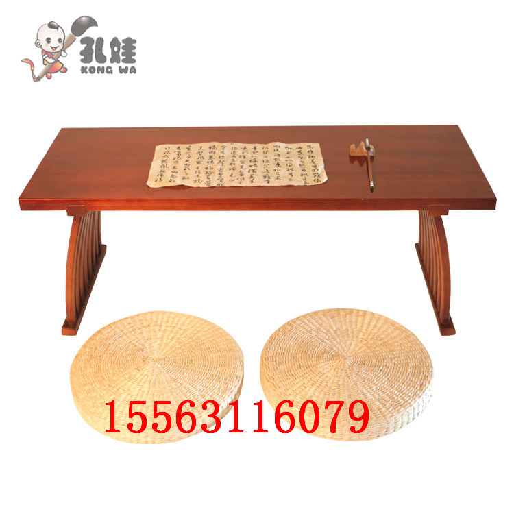 濟(jì)寧哪里有供應(yīng)專(zhuān)業(yè)的茶藝桌：優(yōu)惠的古典書(shū)法茶藝桌兒童國(guó)學(xué)課桌