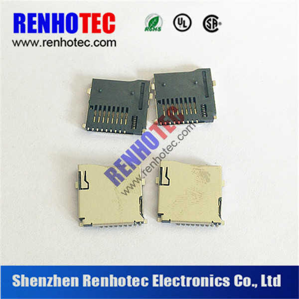 供應TF卡座 MINI 9 PIN TF CARD SMD