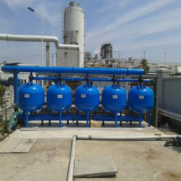 AGF防腐噴塑環保節水全自動反沖洗球形淺層介質砂沙濾器原始圖片2