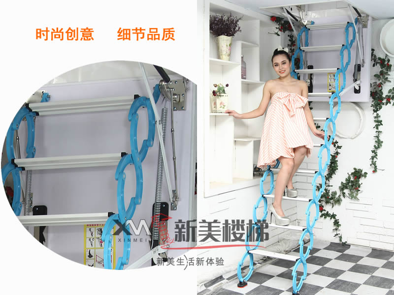 河南伸縮樓梯怎么樣：廣東閣樓伸縮樓梯