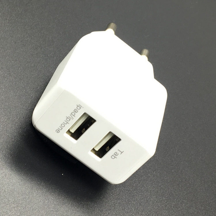 韓規KC認證充電器5V2.1A　雙USB2充電接器for 三星手機