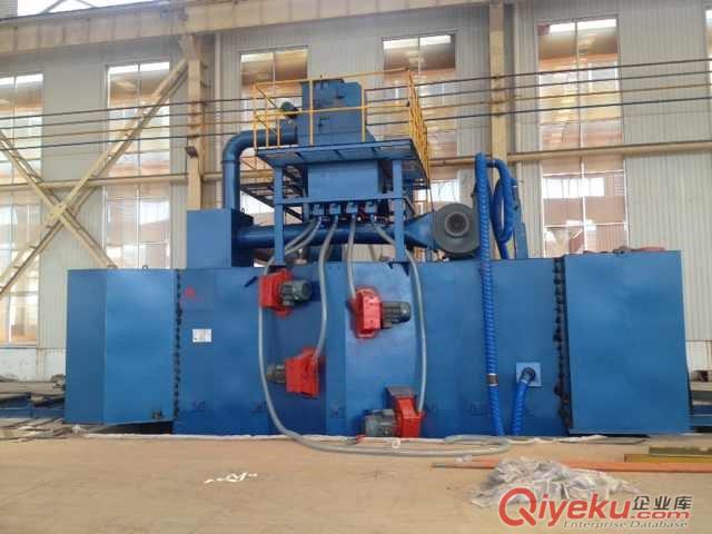 供應山東青島拋丸機、 Q3720雙吊鉤式拋丸機