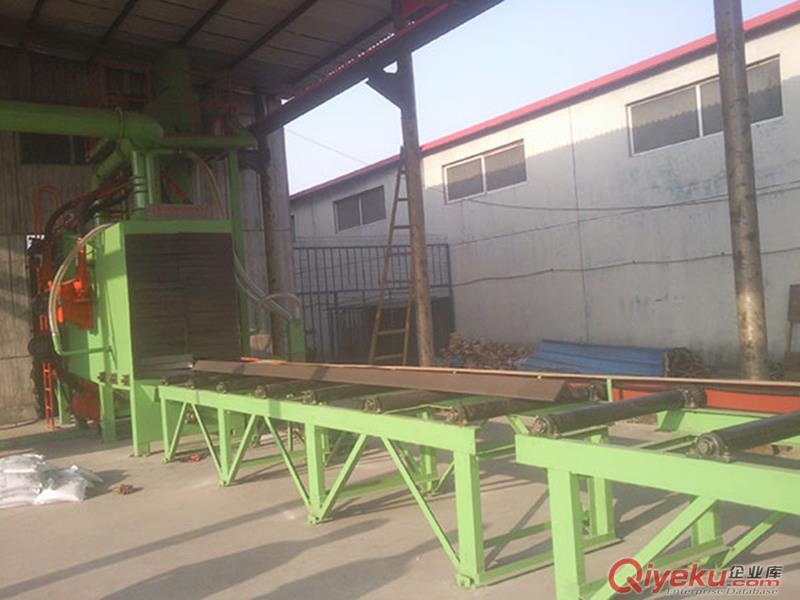 供應(yīng)Q6915板材通過式噴丸機(jī) Q6910鋼結(jié)構(gòu)通過式拋丸機(jī)