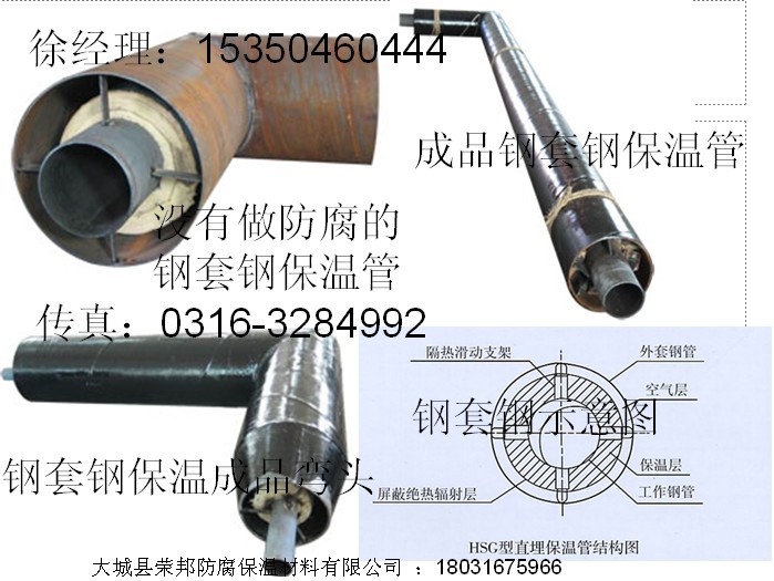 直銷鋼套鋼保溫管